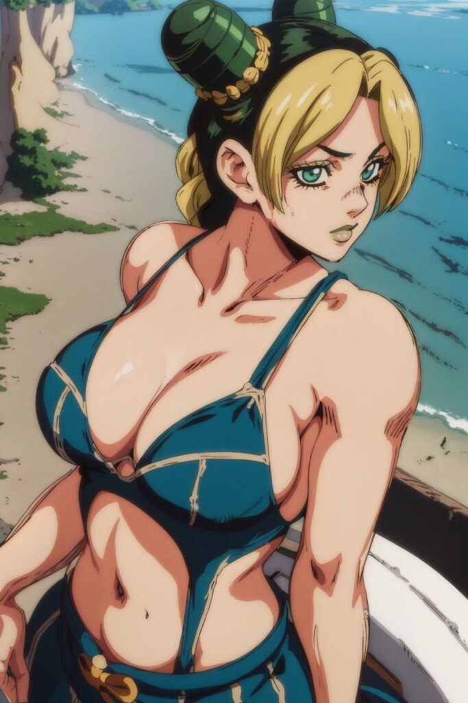 Jojo Hentai Anime R Jolyne Kujo Naughty Charm Forbidden Jolyne