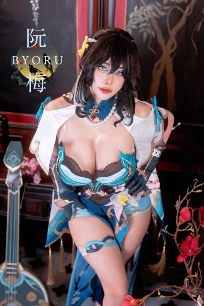 Hentai Cosplay Porno Ruan Mei Honkai Star Rail Trouxe Uma Atriz Porn