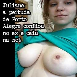 Juliana novinha peituda de Porto Alegre confiou no ex e caiu na net fodendo
