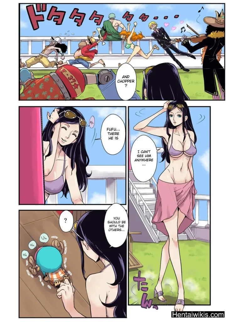 Sexy nico robin with big boobs