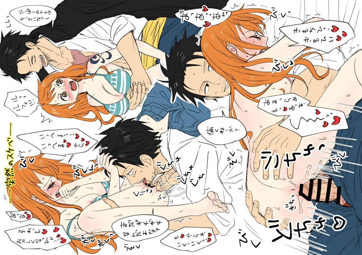 Read more about the article one piece rule 34 nami hentai porn comic, luffy fucks creampie pussy