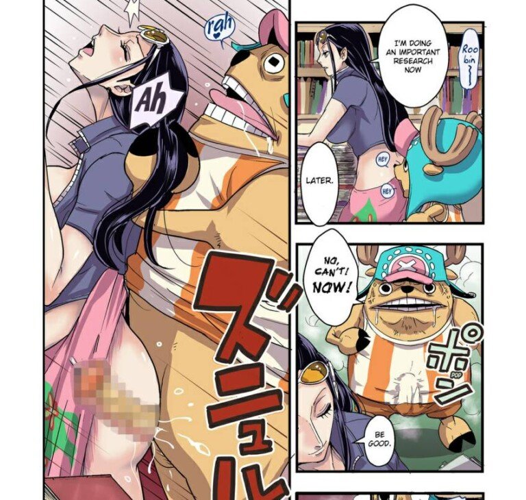 one piece hentai hq porno Nico robin tem a sua bucetinha apertada fodida e fica cheia de porra