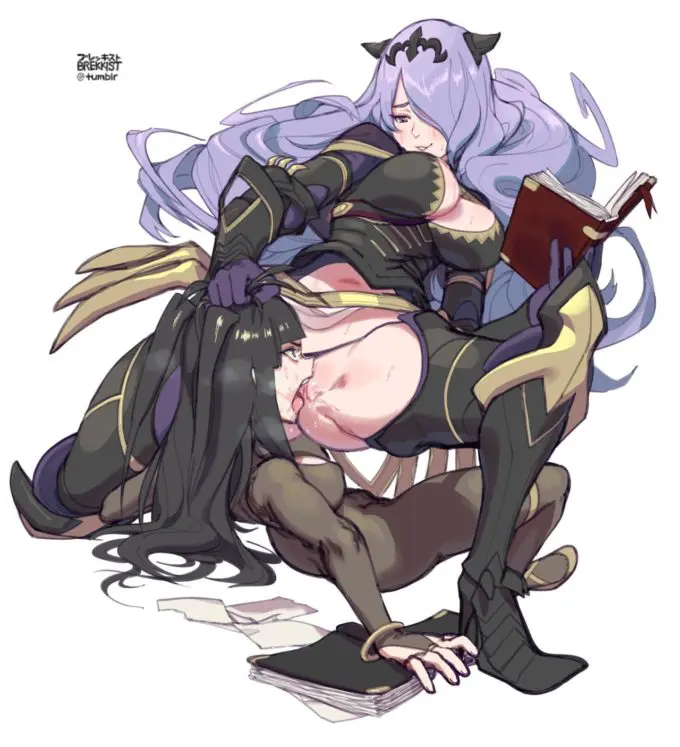 Hentai Camilla R34 Fire Emblem Porn Comics mit großer Oberweite, Dienstmädchen und Sekretärin mit heißem lila Haar,