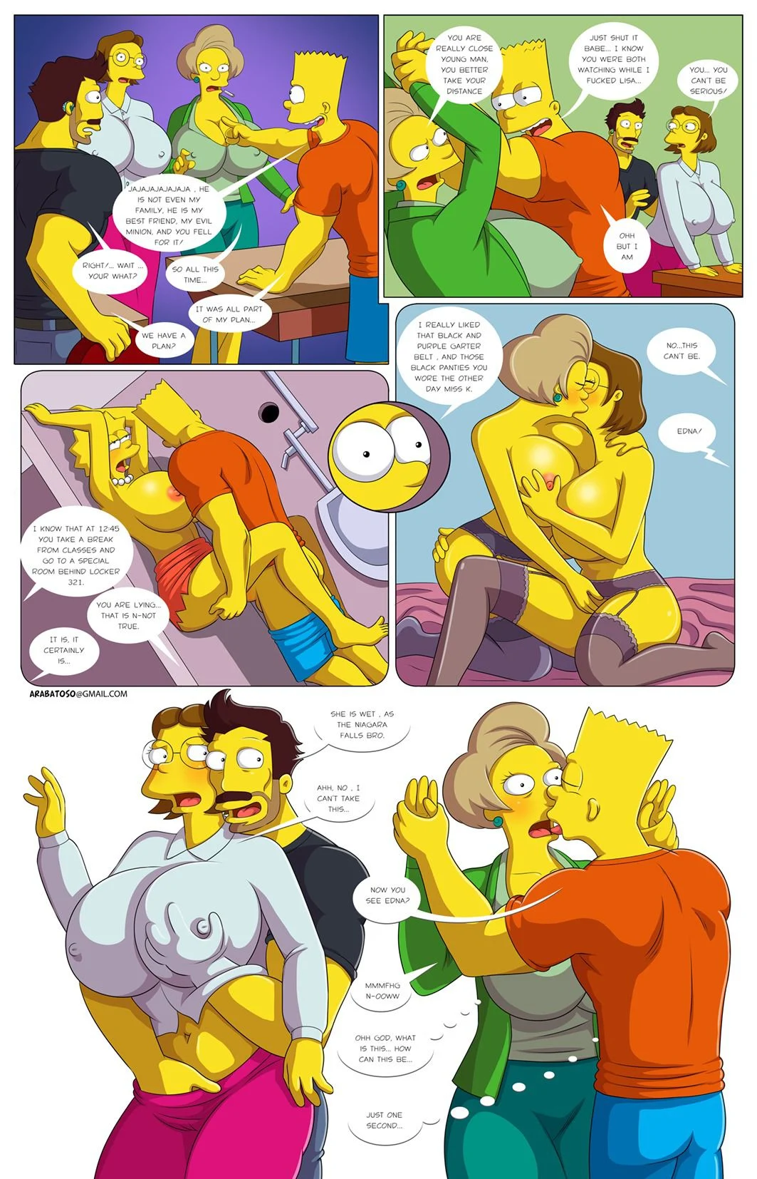 simpsons hentai edna Krabappel r34 porn anime comics sex cartoon xxx