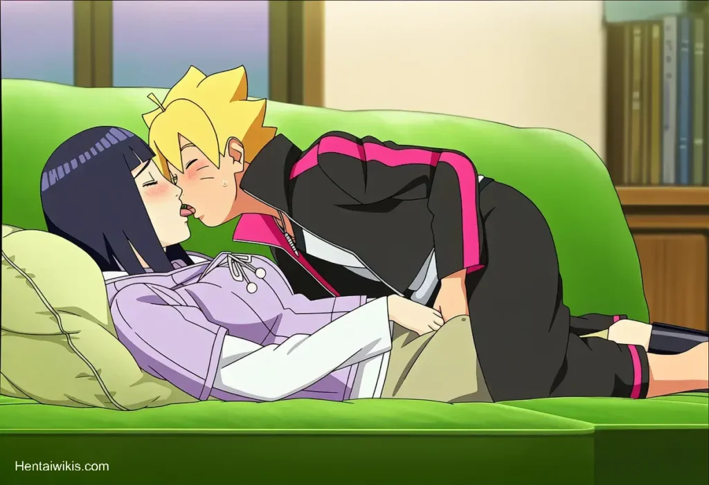 Hentai boruto x hinata kissing mom and step son