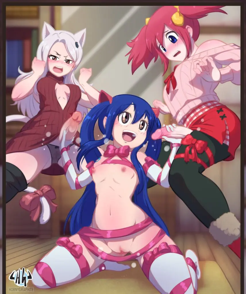 HENTAI Fairy Tail - r34 Wendy Marvell - Novinha safada dando cuzinho de  quatro