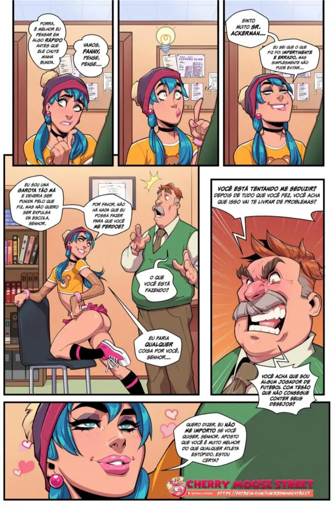 HQ Trans Hentai Futanari Fanny a vadia da escola 3