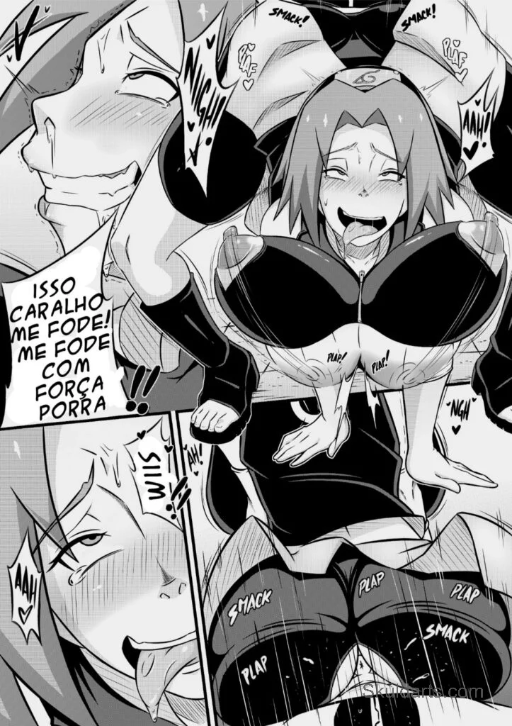 Hentai HQ Boruto Porno Sakura Puta peituda Traiu o Namorado (3)