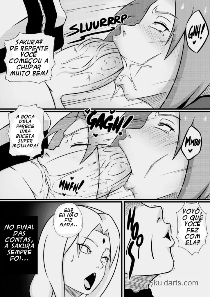 Hentai HQ Boruto Porno Sakura Puta peituda Traiu o Namorado (8)