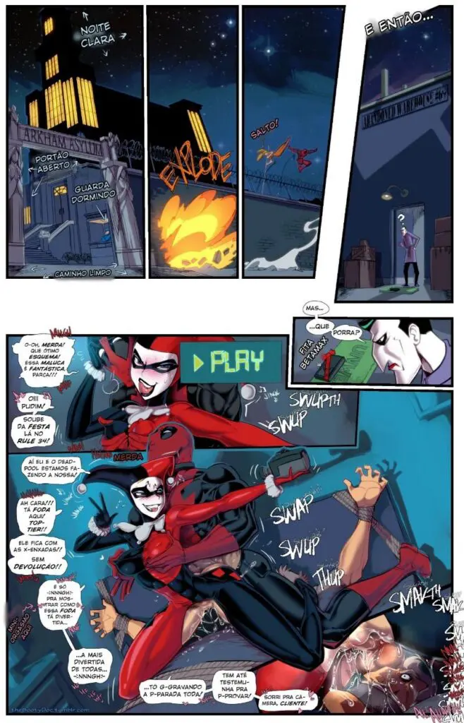 HQ Hentai DC Deadpool x Arlequina Porno (2)
