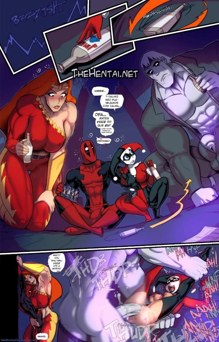 HQ Hentai DC Deadpool x Arlequina Porno (6)