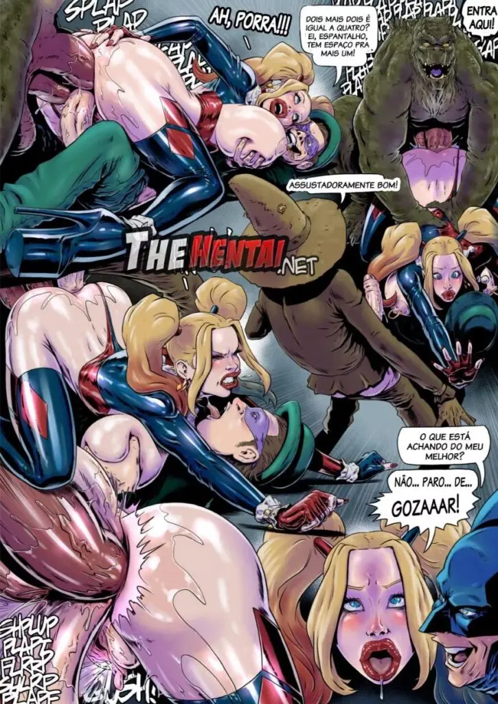 HQ Hentai Arlequina Porno DC clowning around hentai pt br 01