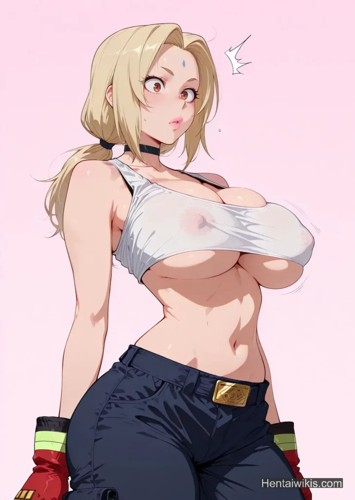 Porno Coroa Rabuda Branquinha Tsunade Hentai Boruto r34 (2)