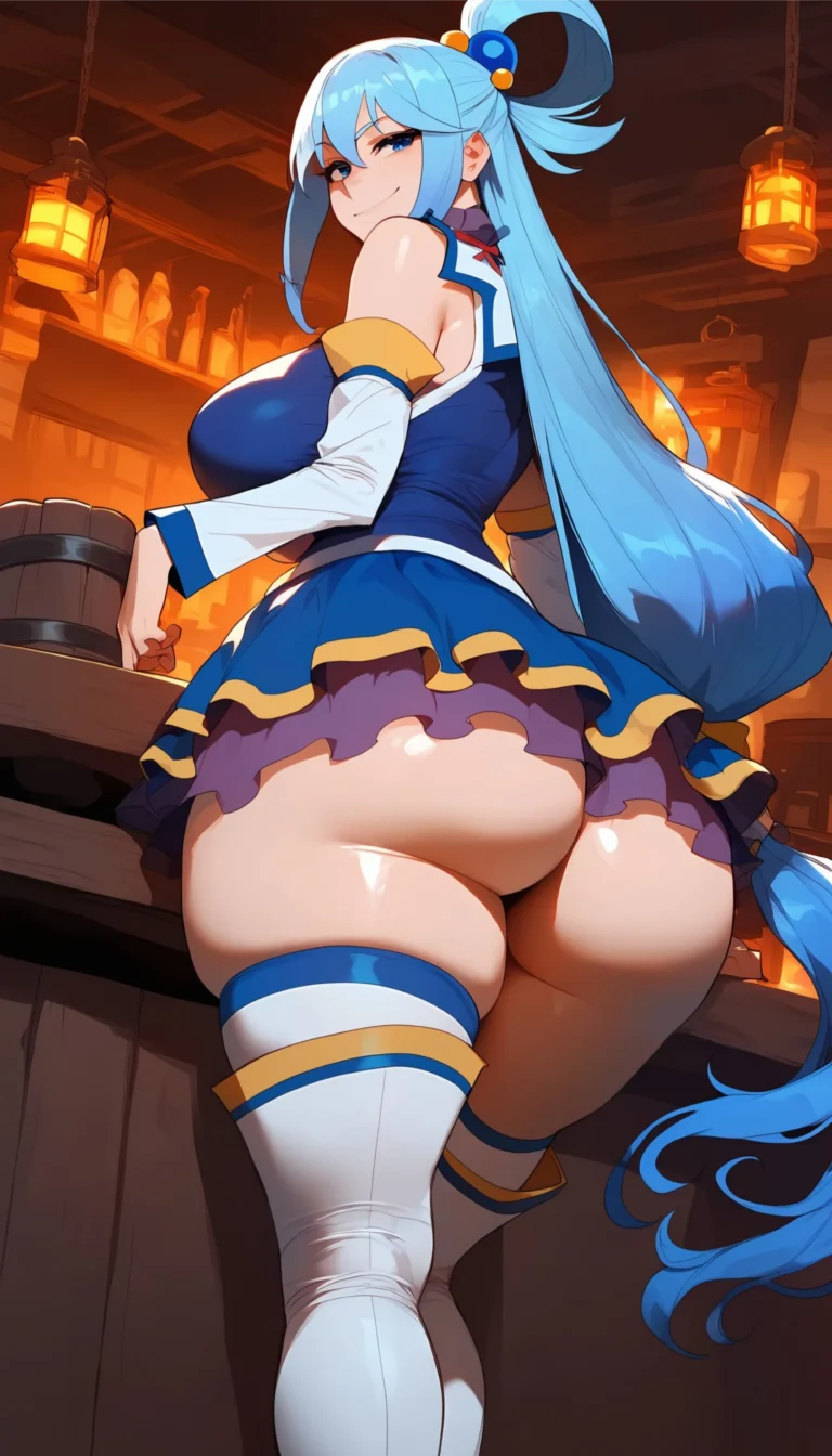 Aqua Hentai Novinha Rabuda (1)