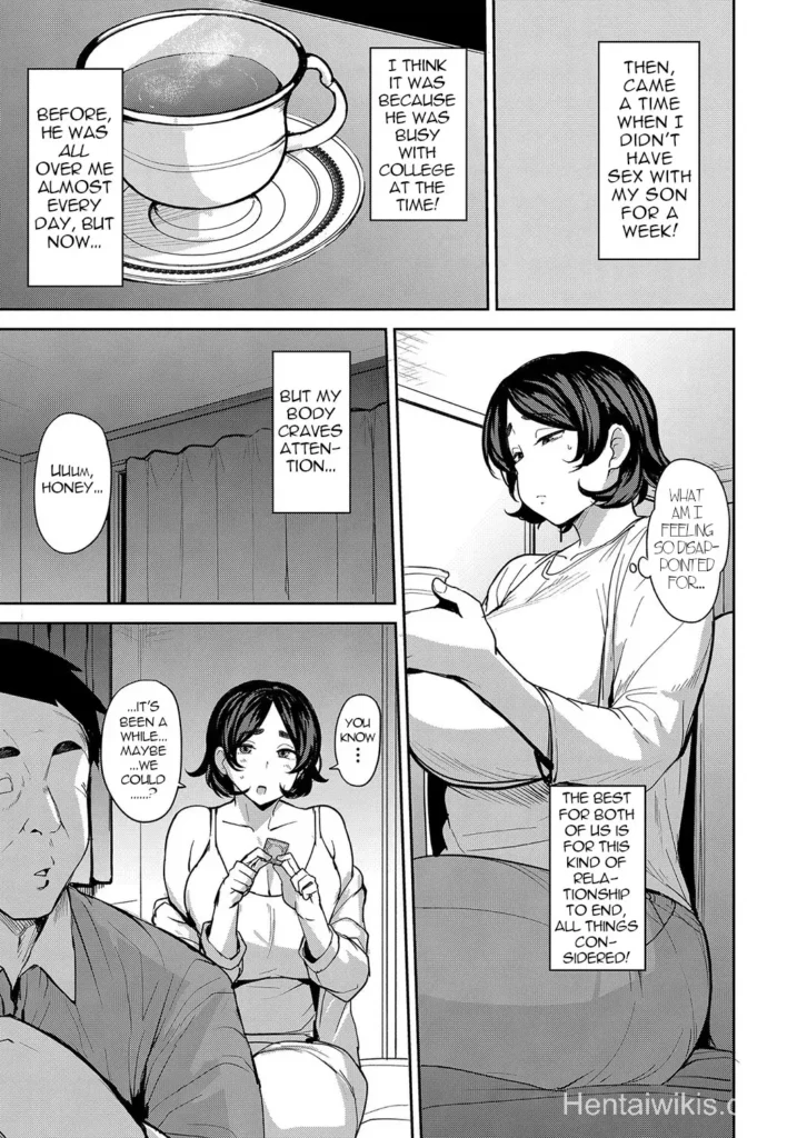 Hentai HQ Mãe Peituda e bucetuda não resiste ao pau do filho adotivo de 20 anos (15)