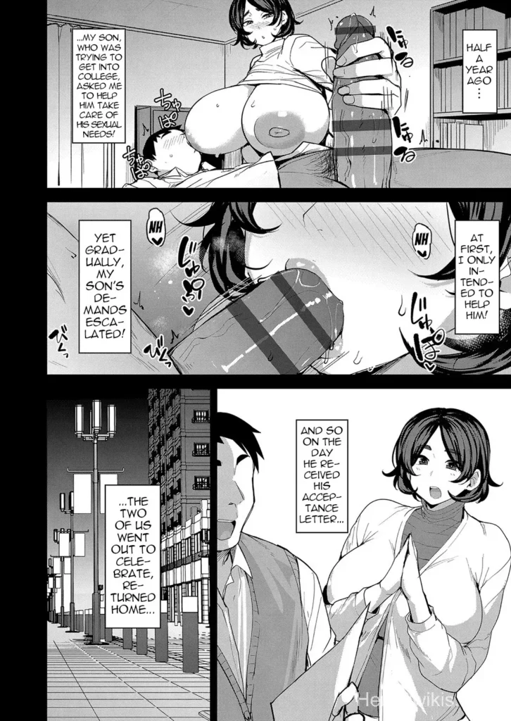Hentai HQ Mãe Peituda e bucetuda não resiste ao pau do filho adotivo de 20 anos (4)
