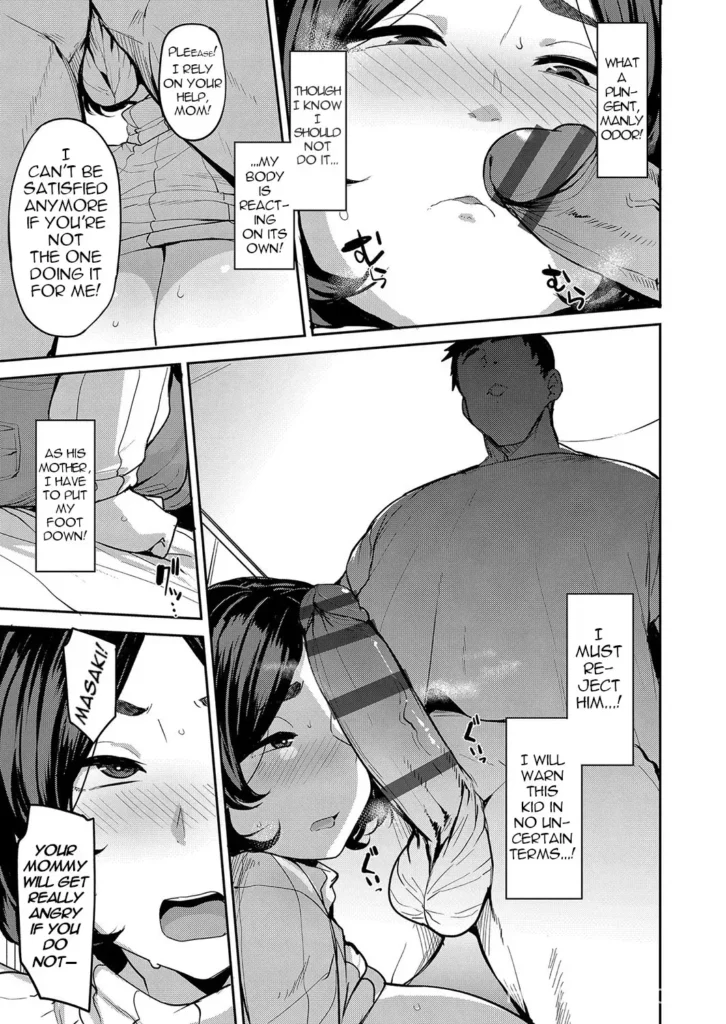 Hentai HQ Mãe Peituda e bucetuda não resiste ao pau do filho adotivo de 20 anos (7)