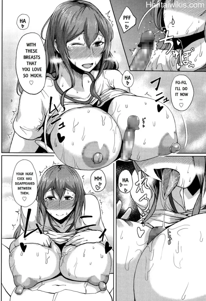 HQ Hentai Gordinha peituda e bucetuda! Mulher grandona fodendo com baixinho sendo socada no bucetão peludinho (10)