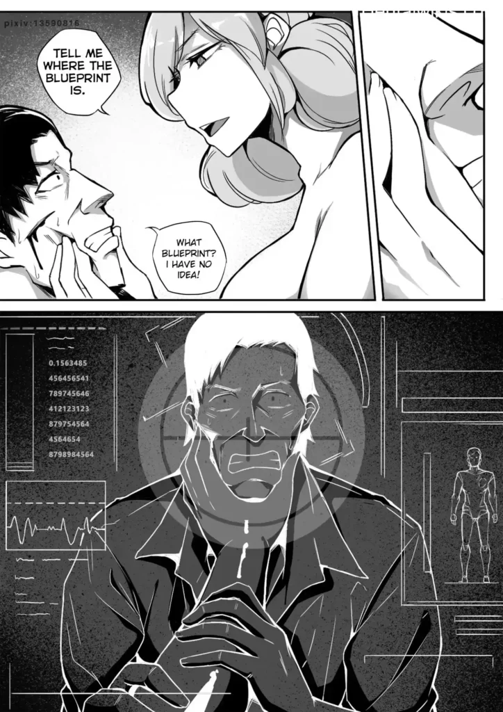 HQ Hentai Porn Agente secreta gostosa do governo com peitão e bundão fodendo com cientista (8)