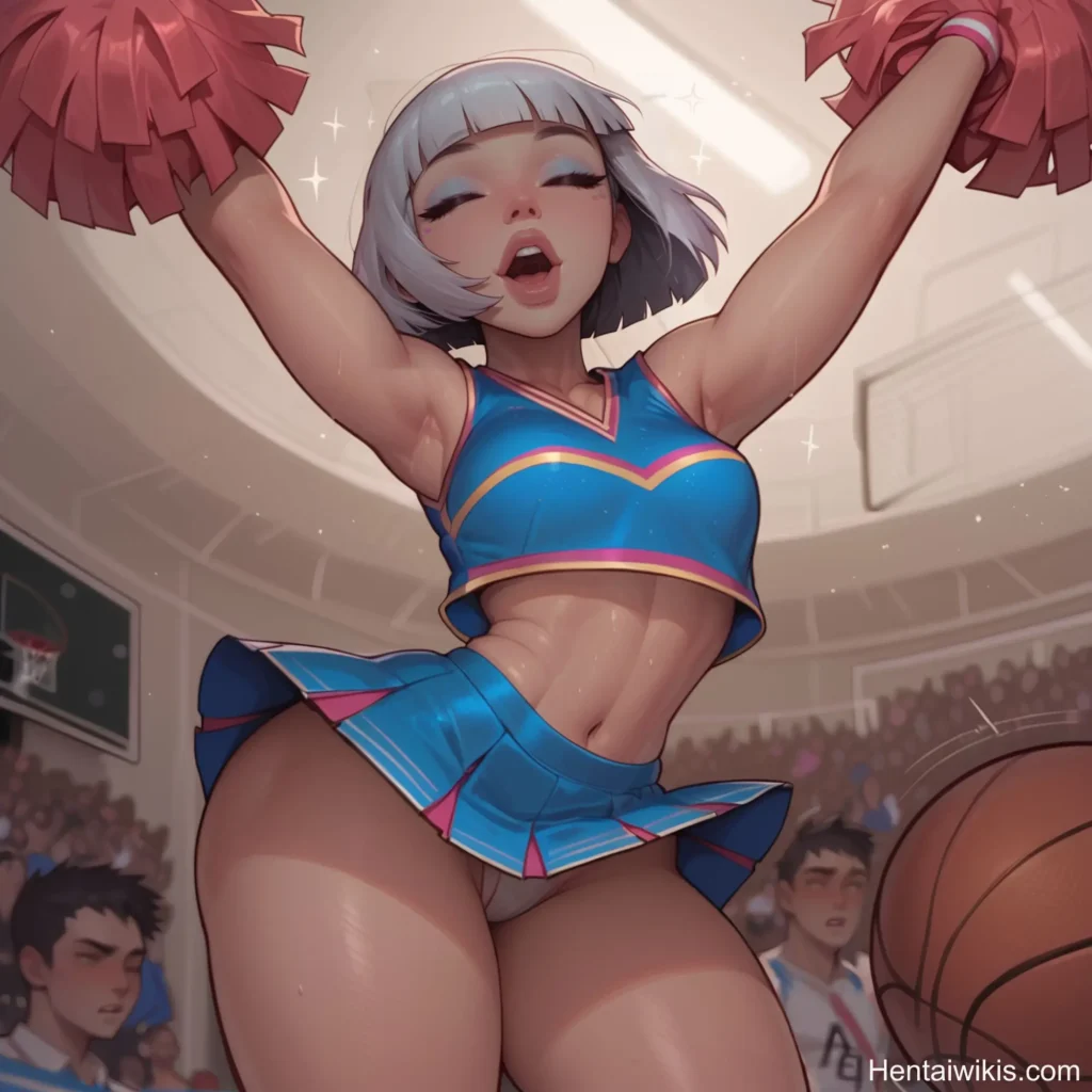 Hentai Prima Novinha com a bunda grande, bem rabuda e putinha fodendo com time de basquete depois do treino (3)